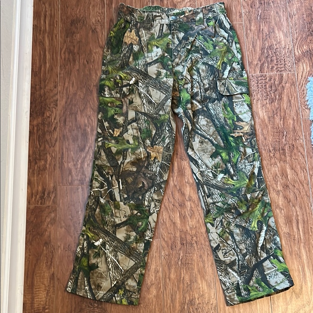 Camouflage Men's Pants M 32 Cargo Pockets Hunting Outdoors Camp